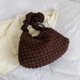 thumbnail image 4 of Burbuja Satchel Bag Candy Colors Knitted Bag Nylon Color sólido Bolsa (Retro Green) Sywqhk Para Estrenar, 4 of 5