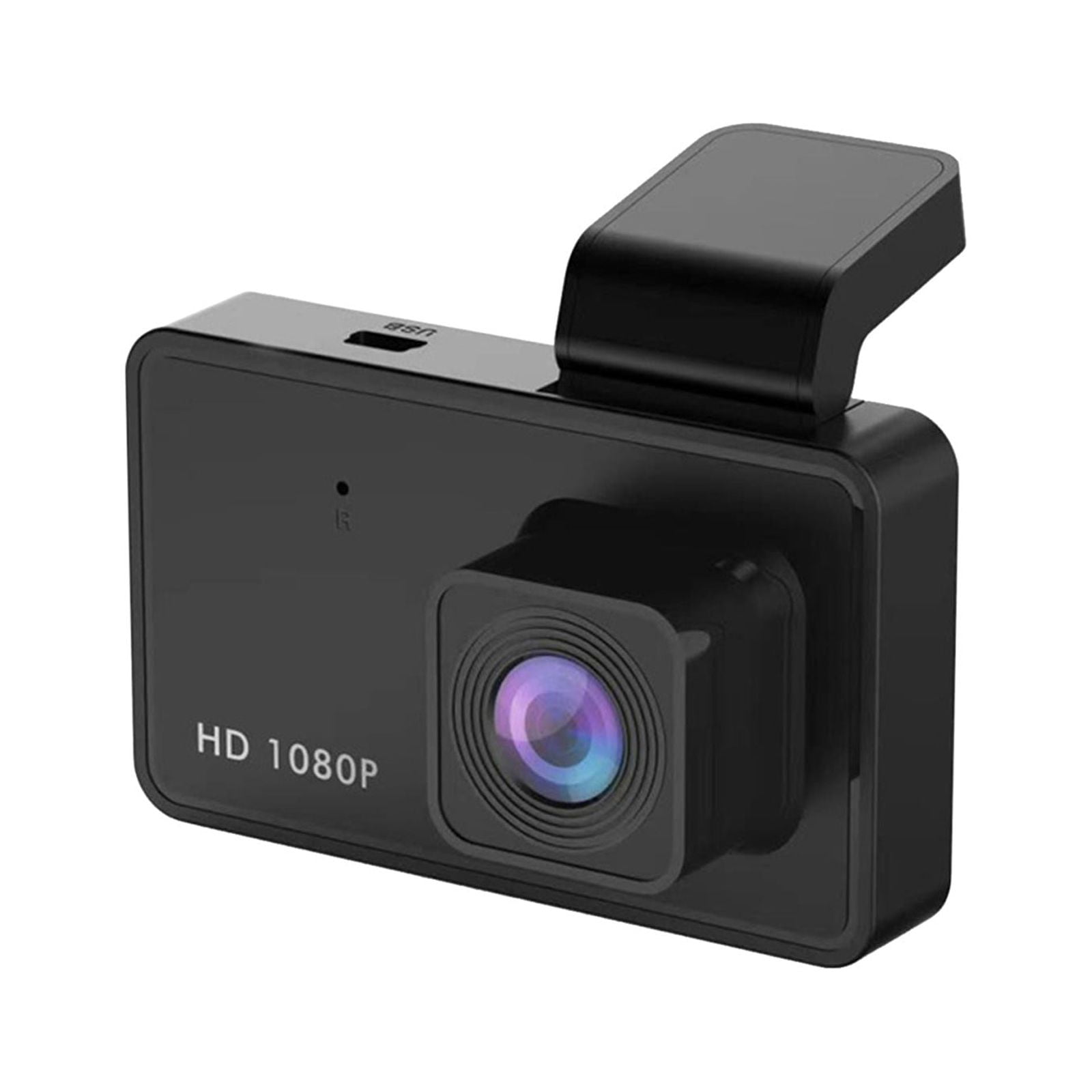 Kieccall Front-Facing Dash Cam - 3-Inch IPS Screen & 480P HD, Night Vision, G-Sensor, Loop Recording & Motion Detection For Basic Driving Safety