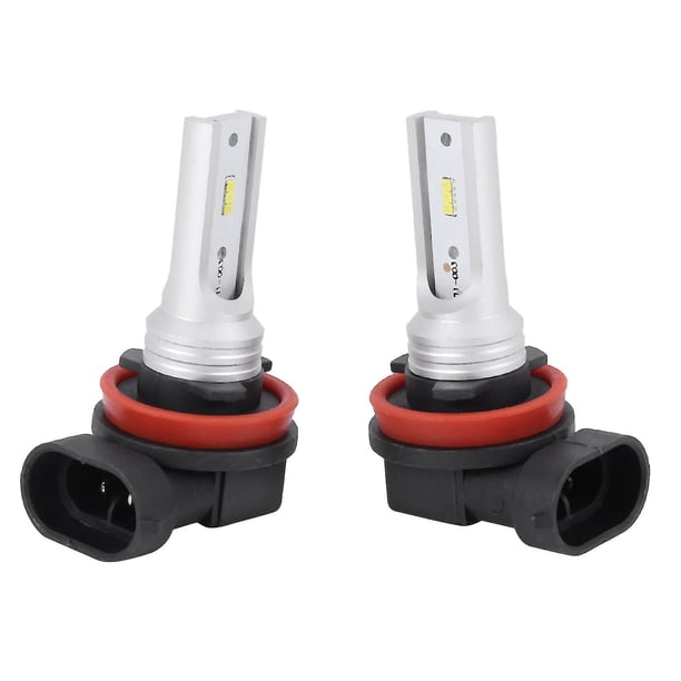 Bombilla LED para luz antiniebla H8 H11 H16, blanco frío 6500 K (paquete de 2)