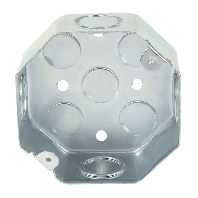 Pack De 3 Caja Octagonal Eléctrica Itsa Galvanizada 4" (9.2