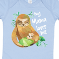 thumbnail image 3 of Inktastic My Mama Loves Me Cute Sloth and Baby Boys or Girls Baby Bodysuit, 3 of 4