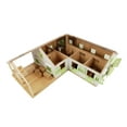 thumbnail image 2 of Kids Globe KG610210 1-24 Scale Horse Stable with 4 Boxes Storage and Wash Box Model Train Scenery, Wood, 31.00" x 15.00" x 3.50", 2 of 2