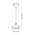thumbnail image 2 of Crystal Photo Picture Clip Golden Paper Clip Holder Elegant Design for Home Use, 2 of 4