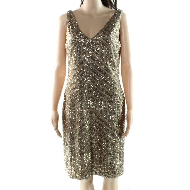ralph lauren gold gown