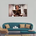 thumbnail image 4 of Funny Bathroom Man Sitting On Toilet Reading Newspaper Movie Posters Art Print Wall Photo Paint Poster Hanging Picture Family Bedroom Decor Gift 12x18inch(30x45cm), 4 of 6