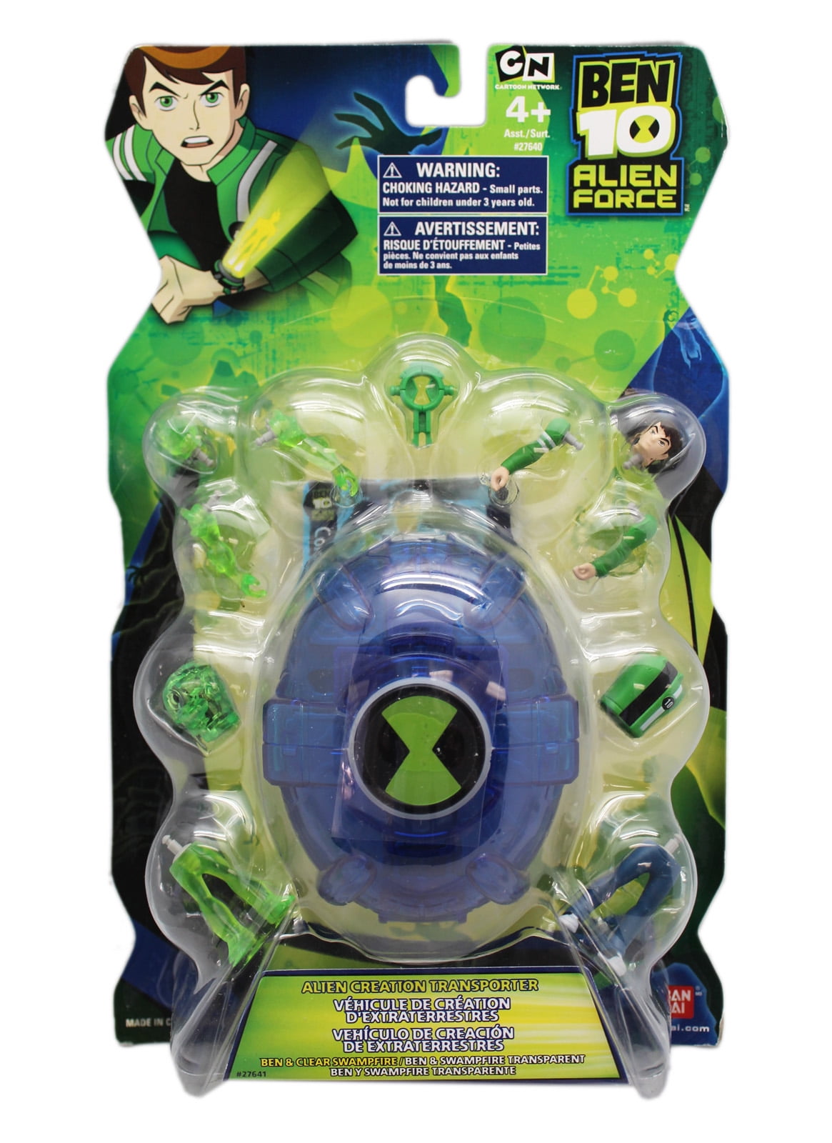 Ben 10 Alien Force Alien Creation Transporter: Ben and Swampfire