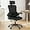 Deep Black, variant on Fizzin Office Chair, Ergonomic Office Chair with High Back Mesh and Adjustable Lumbar Support, Home Mesh Office Desk Chairs with Wheels, Comfortable Gaming Chair for Long Hours (Deep Black)