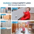 thumbnail image 3 of Baby Proof Me Magnetic Child Safety Cabinet Locks for Baby Proofing, 6 Locks and 2 Keys, 3 of 7
