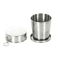 thumbnail image 1 of Copa de boca de acero inoxidable, copa de agua plegable para viajes al aire libre, copa telescópica portátil, copa de vino de Metal Wmkox8yii jkg6121, 1 of 9