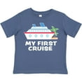 thumbnail image 3 of Inktastic My First Cruise with Cruise Ship and Palm Trees Boys or Girls Toddler T-Shirt, 3 of 5