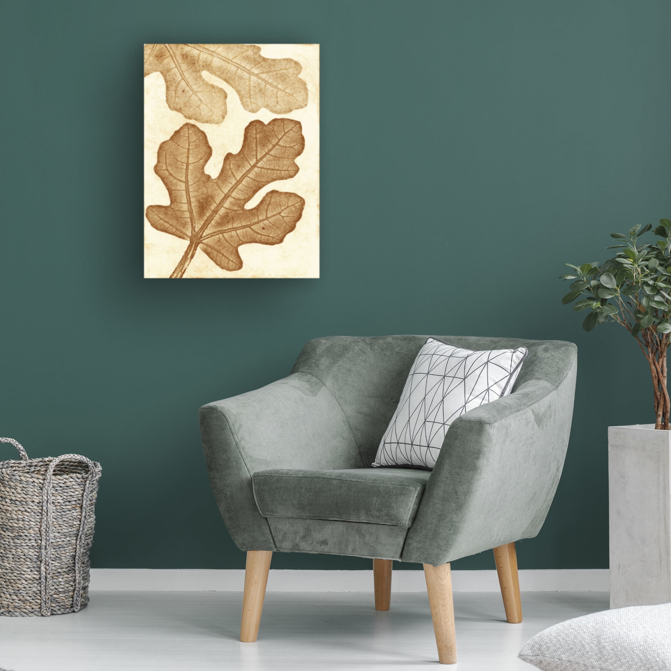 Canvas Wall Art - Pernille Folcarelli 'Fig Ochre' Wall Art for Living Room, Bedroom, or Office Décor by Trademark Fine Art - 18 x 24 Inches