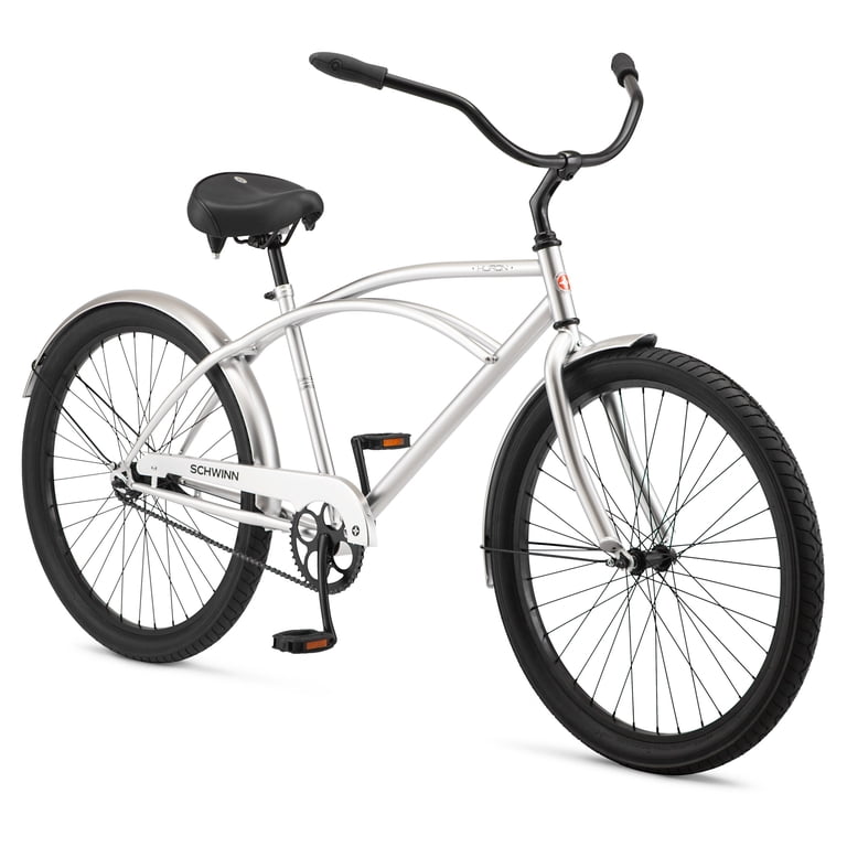 schwinn bicycle beach cruiser Legacy 24in White / one size speed cruiser features a sturdy steel frame Schwinn Womens Aluminum 1 Beach