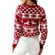 thumbnail image 3 of Sunloudy Suéter con estampado de copo de nieve de alce navideño para mujer, jersey de punto grueso informal de manga larga Sunloudy  moda, 3 of 9