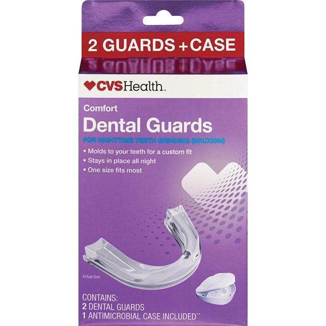 CVS Comfort Dental Guards for NightTime Teeth Grinding 2 Dental Guards