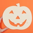 thumbnail image 2 of Unfinished Wood Halloween Pumpkin Wood Cutout - 12 Pack, 2 of 2