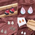 thumbnail image 3 of Guardurnaity 90 unids/set pendientes en blanco DIY arte artesanía gota de agua joyería hecha a mano artesanía gota colgante tapón Ropa, zapatos y accesorios Miscelánea Guardurnaity AP015825-00, 3 of 6