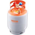 thumbnail image 2 of STAWAY 50L Refrigerant Recovery Tank, 400 PSI Portable Cylinder with Y-Valve, Compatible with R22/R134A/R410A, Durable & Leak-proof, Ideal for HVAC & Automotive, 2 of 9