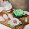 thumbnail image 6 of Empanada Maker Press 6 Inch - Professional Empanadas - Mold Ravioli Dumpling Wrap, Tortilla Folder, Wonton Dough Press 2-in-1 Cutter Sealer, Pierogi, Calzone, Hand Pot Pie Maker Wraper, 6 of 6