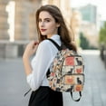 thumbnail image 6 of FORMRS Mini Backpack Purse for Women Travel Daypack Casual Shoulder Bag, Cats and Hearts, 6 of 7