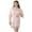 Pink, variant on S-2XL Women Fashion Robes Lace Bridal Kimono Bathrobe Silky Satin Party Sleepwear Bathrobe