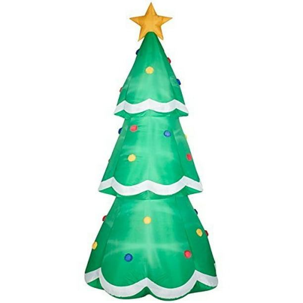 Gemmy Airblown Christmas Inflatables 10' Giant Tree Prop - Walmart.com ...