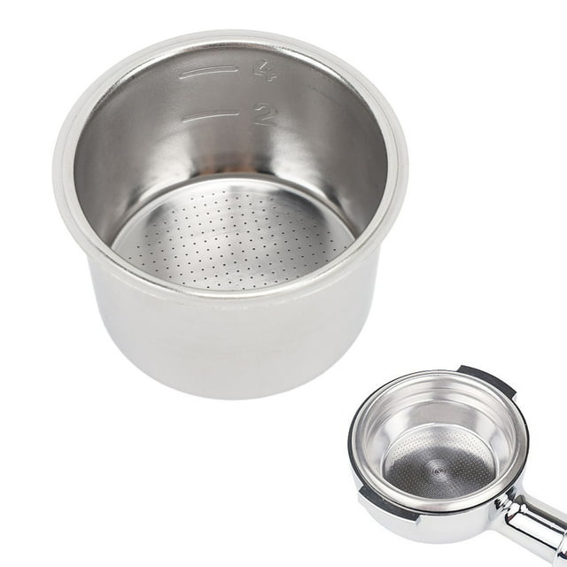Stainless Steel Coffee Filter Basket,Efficient Design Reusable Coffee Filters Basket Easy To Clean And Maintain Portafilter Filter Basket For Coffee Machine