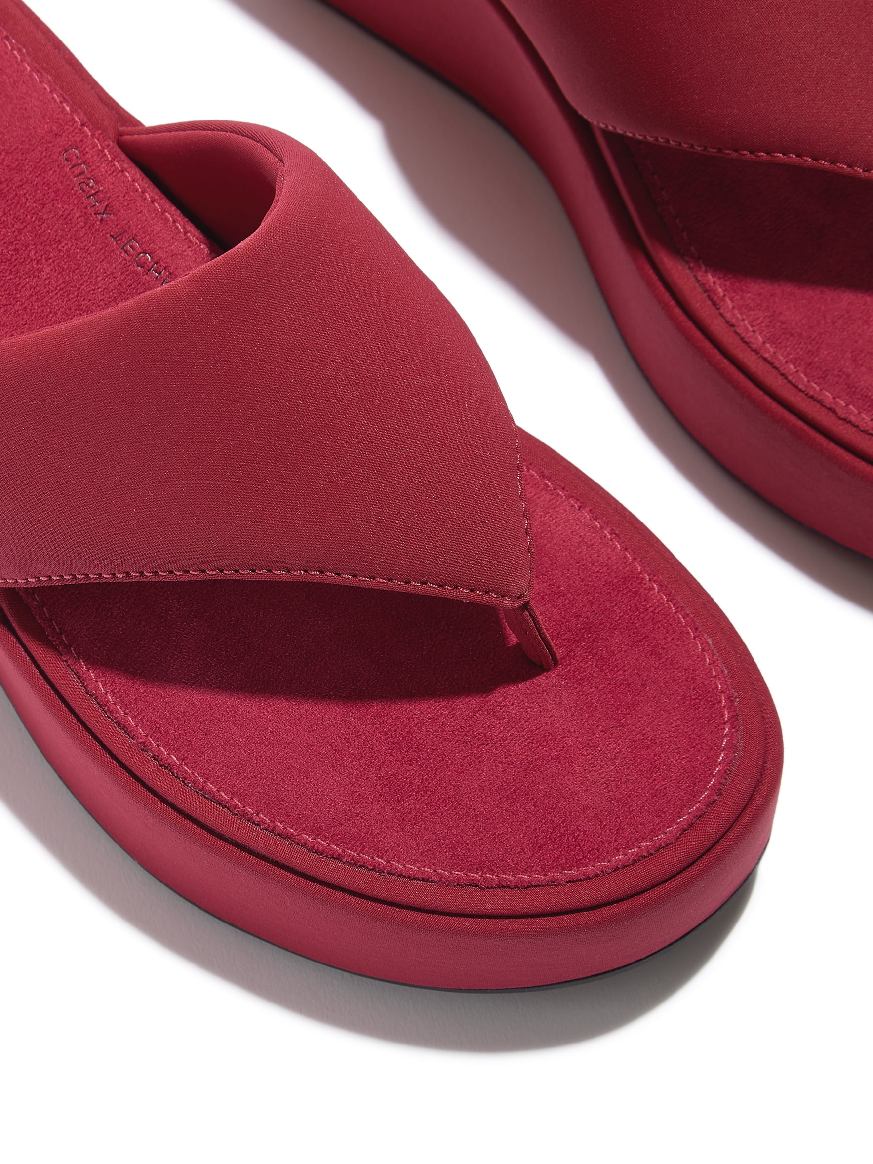 Fitflop Women's Platfforms Wedge Toe-Post Thong Sandals