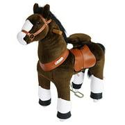 Ponycycle Pony cycle Riding Horse Chocolate Brown with White Hoof- Med. Chevaucher