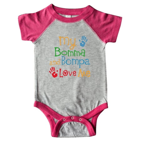 

Inktastic My Bomma and Bompa Love Me Gift Baby Boy or Baby Girl Bodysuit