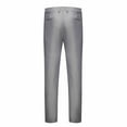thumbnail image 3 of EchfiProm Pants For Men Clearance Dress Pants Slim Fit Gray Business Casual Long Beach Pants For Men M, 3 of 3