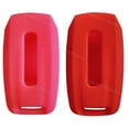 thumbnail image 2 of Dobrev 5 Button Silicone Rubber Cover Keyless Entry Fob Case Skin Protector Holder For Dodge Ram Truck 2019 2020 2021 2500 3500 5500 Key   red and pink, 2 of 4