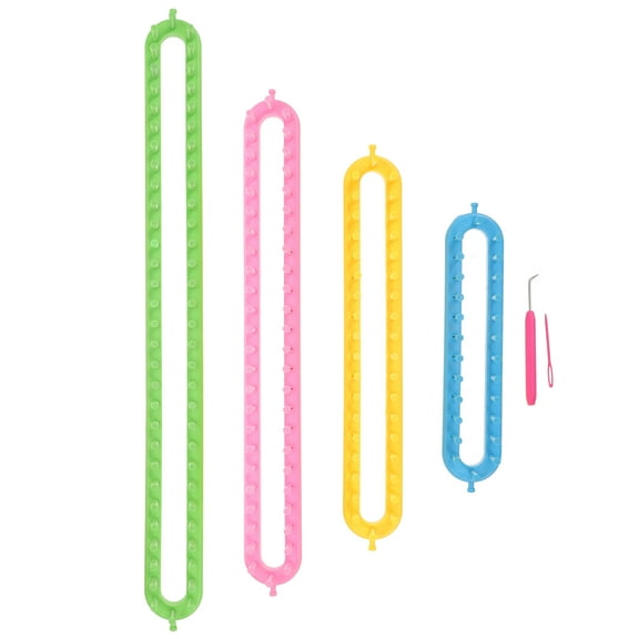 1 Set of Diy Knitting Loom Plastic Weaving Loom Scarf Hat Making Tool Scarf Weaving Loom