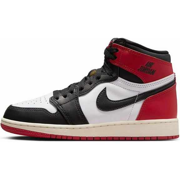 Big Kid's Jordan 1 Retro High OG White/Bck-Varsity Red-Sail (FD1437 106) - 7