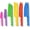 Multicolor, variant on NULAS Knife Set, 6-PC Colorful Kitchen Knife Set, 6 Sharp Kitchen Knives with Covers for Cooking, Cutting, Greenstone