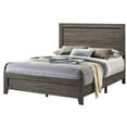 thumbnail image 1 of Rustic Twin Sized Bed in Gray Wood, 1 of 2