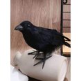 thumbnail image 4 of Simulation Black Crow Toy Party Supplies Halloween Prop Animal Model, 4 of 5
