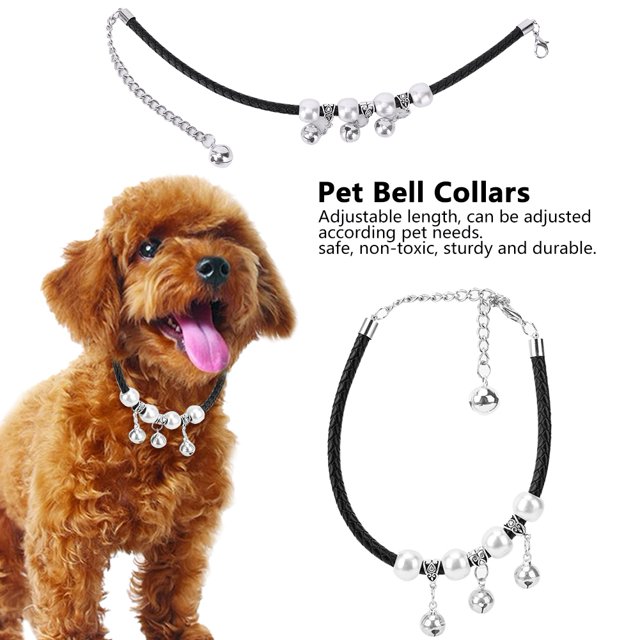 Pet Bell Collars Quality Pet Adjustable Cute Necklace Collars With Bell For Dog Cat Supply