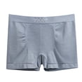 thumbnail image 2 of zeranth Men Seamless Panties Mid-rise High Elastic Sports Underpants Breathable Comfortable Shorts Panties Honeycomb Bags Underwear, 2 of 7