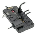 thumbnail image 3 of Tripp Lite Tlp808teltv 8-outlet Surge Protector (2,160 Joules; 8ft Cord; Tel/modem/fax Protection; $150,000 Ultimate Lifetime Insurance), 3 of 5