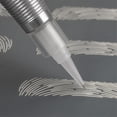 thumbnail image 4 of Vogacara Puntas de de plástico de 100 piezas, tapas de boquilla de pigmento permanente de cejas portátiles de un solo uso, herramientas de artista Mejoradores de cejas y pestañas 1R Vogacara CE001513-01, 4 of 6