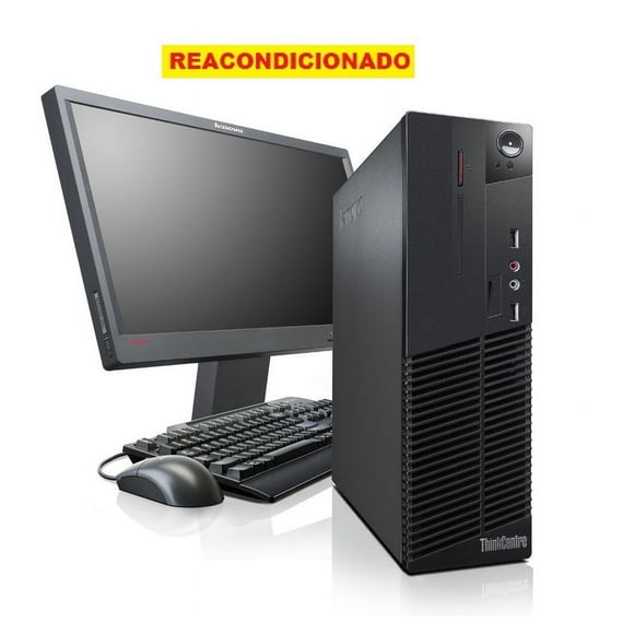 PC LENOVO Thinkcentre M79 SFF,AMD A8, 8GB RAM, 1TB SSD, MONITOR 20, REACONDICIONADO