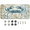Multicolor 4, variant on ADECORIVY Blue Fireworks License Plate, Aluminum Decorative Novelty Vanity Tag with 4 Holes, Front Plate for Men Women Car Tag Accessories, 6 x 12 inch