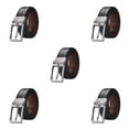 thumbnail image 1 of Wisewang Ceinture Décontractée pour Homme avec Boucle Réversible Style Durable et Soigné Ceinture en Peau de Vache Ceinture Réversible Complets Original 120cm 5Ensemble, 1 of 6