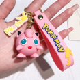 thumbnail image 3 of LLavero de Pokémon con figuras de acción de Pikachu, colgante de mochila, llavero de coche, Charmander, Snorlax, Squirtle, juguete de Anime, regalos de cumpleaños para niños, 3 of 5