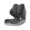 thumbnail image 1 of Cojín de respaldo ergonómico de espuma viscoelástica para silla de juegos, oficina y hogar. Gris oscuro claro, 1 of 9