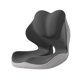 thumbnail image 1 of Cojín asiento y respaldo espuma viscoelástica, multiusos, cómodo, portátil, ergonómico, con soporte para la espalda, ideal para sillas Gris oscuro claro, 1 of 8