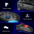 thumbnail image 5 of Switch Controller Compatible with Switch/Switch Lite/Switch OLED, Extra Controller with Paddles, Wireless Switch Pro Controller with Turbo, 6-Axis Gyro,Programmable with Buttons,Black, 5 of 8