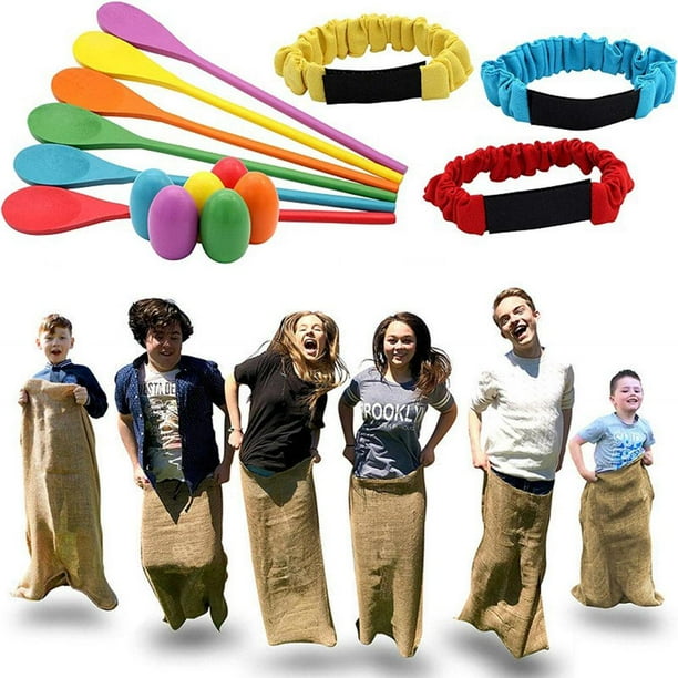 Bolsa Grande De Arpillera Para Patatas, 6 Uds., Bolsa De Competición De 39X23 Pulgadas, Bolsa De Salto De Canguro, Bolsa De Lino Grande Para Exteriores Para Barbacoa, Reunión Familiar matsuzay HA036472-00