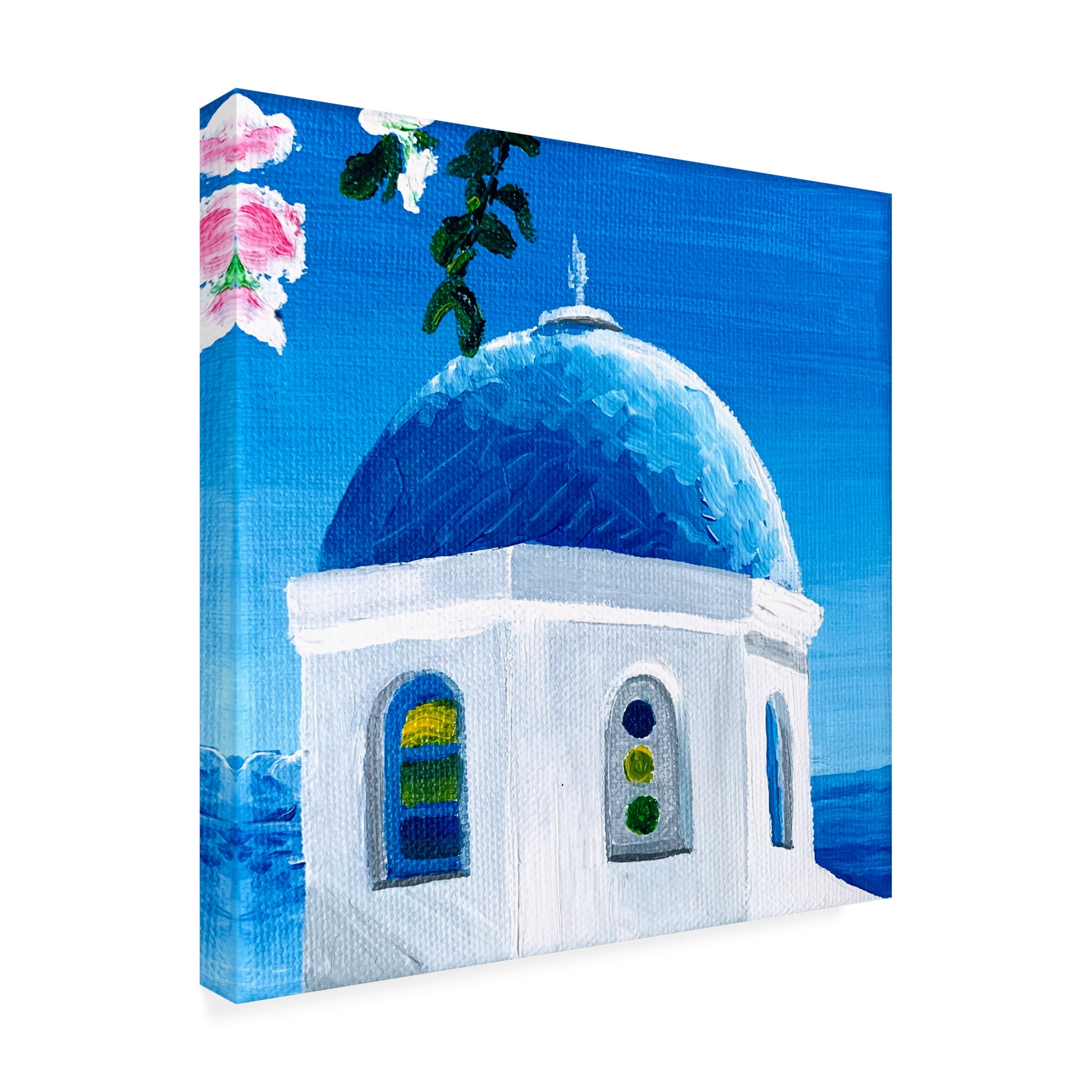 Trademark Fine Art Key and Sea Blue Dome Canvas Wall Art