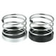 thumbnail image 1 of 2uds Soportes para Copas de Coche Unique Bargains Negro Plateado Universal, 1 of 1